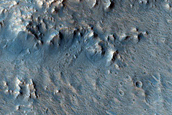 Terrain around Santa Fe Crater