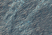 Valley Entering Depression East of Holden Crater