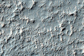 Lobate Landform at Crater Wall and Floor Interface