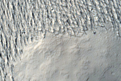 Channel Connected to Crater in Terra Sirenum