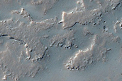 Digitate Flow Lobes in Daedalia Planum