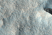 Scarp in Northern Plains Crater