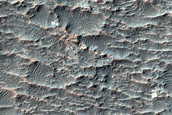 Crater Floor Deposit in Tyrrhena Terra