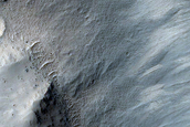 Monitor Slopes of Well-Preserved Crater