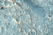 Irregular Circular Depressions near Makhambet Crater
