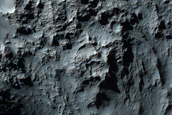 Central Peak of Impact Crater