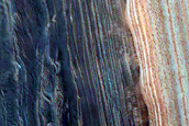 Steep Scarp in North Polar Layered Deposits