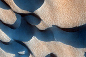 Chasma Boreale Head Scarp Dunes
