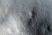 Knobs in Perepelkin Crater