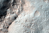 Portion of Well-Preserved Crater Central Peak in Noachis Terra