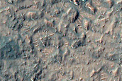 Olivine and Pyroxene-Rich Mantled Crater Wall in Terra Sirenum