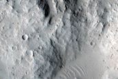 Lobate Deposit in Well-Preserved 6-Kilometer Impact Crater