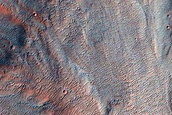 Margin of Uzboi Vallis North of Luki Crater
