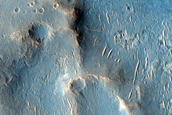 Layers near Crommelin Crater