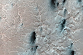 Large Spider Structures Southeast of Rayleigh Crater