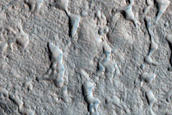 Crater and Ejecta in Protonilus Mensae