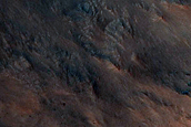 Rim of 22-Kilometer Diameter Crater in Hellas Planitia