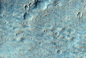 Continuous Ejecta West of Bam Crater