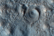 Triple Crater East of Bamberg Crater
