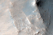 Potentially Feldspar-Rich Material in Highland Crater Rim