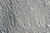 Intersecting Ridges on Fan-Shaped Deposit North of Arsia Mons
