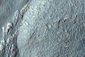 Ridges along Crater Wall in Noachis Terra