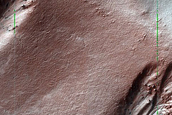 Monitor Gullies in Heaviside Crater