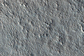 Layered Feature in Crater in Northern Mid-Latitudes