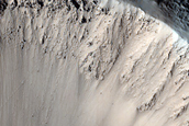 Impact Crater with Steep Slopes