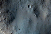 Landforms on Floor of Crater
