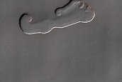 South Pole Residual Cap Albedo and Monitoring