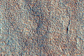Scalloped Erosion in and around Crater in Northern Mid-Latitudes