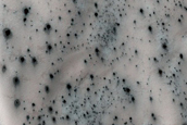 Dunes in Charlier Crater