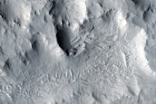 Network of Sinuous Ridges in Aeolis Dorsa