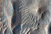 Ridges near Vernal Crater