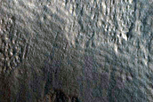 Flow Features Surrounding Mound in Phlegra Montes