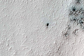 Spider Terrain Not on South Polar Layered Deposits