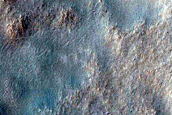 Depression in Hussey Crater