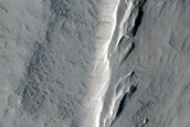 Layers in Wall of Mesa in Amazonis Region