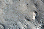 Crater on Fractured Terrain
