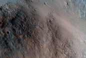Center of Crater in Margaritifer Terra
