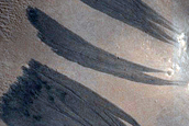 Dark Slope Streaks in Arabia Terra