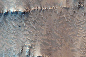 Layers in Valles Marineris Wall