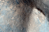 Collapse Material on Floor of Orson Welles Crater