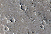 Iberus Vallis and East Flank of Albor Tholus