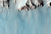 Monitor Slopes of Dejnev Crater