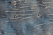 Valley Breaching Crater West of Tinto Vallis