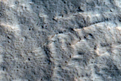Possible Glacier Southwest of Olympus Mons