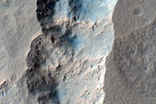 Scarp in Scalloped Terrain