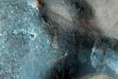 Monitor Crater Slopes in Margaritifer Terra
